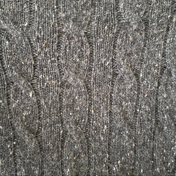 Autumn Cashmere Gray Knit Moto Style Cardigan - Picture 6 of 9